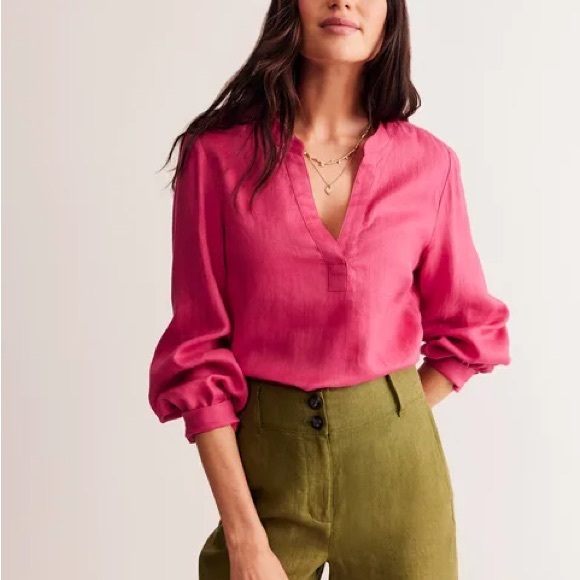 Alice Linen Top - Picture 2 of 9